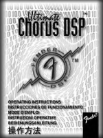 Fender Ultimate-Chorus-DSP - Owners Manual 